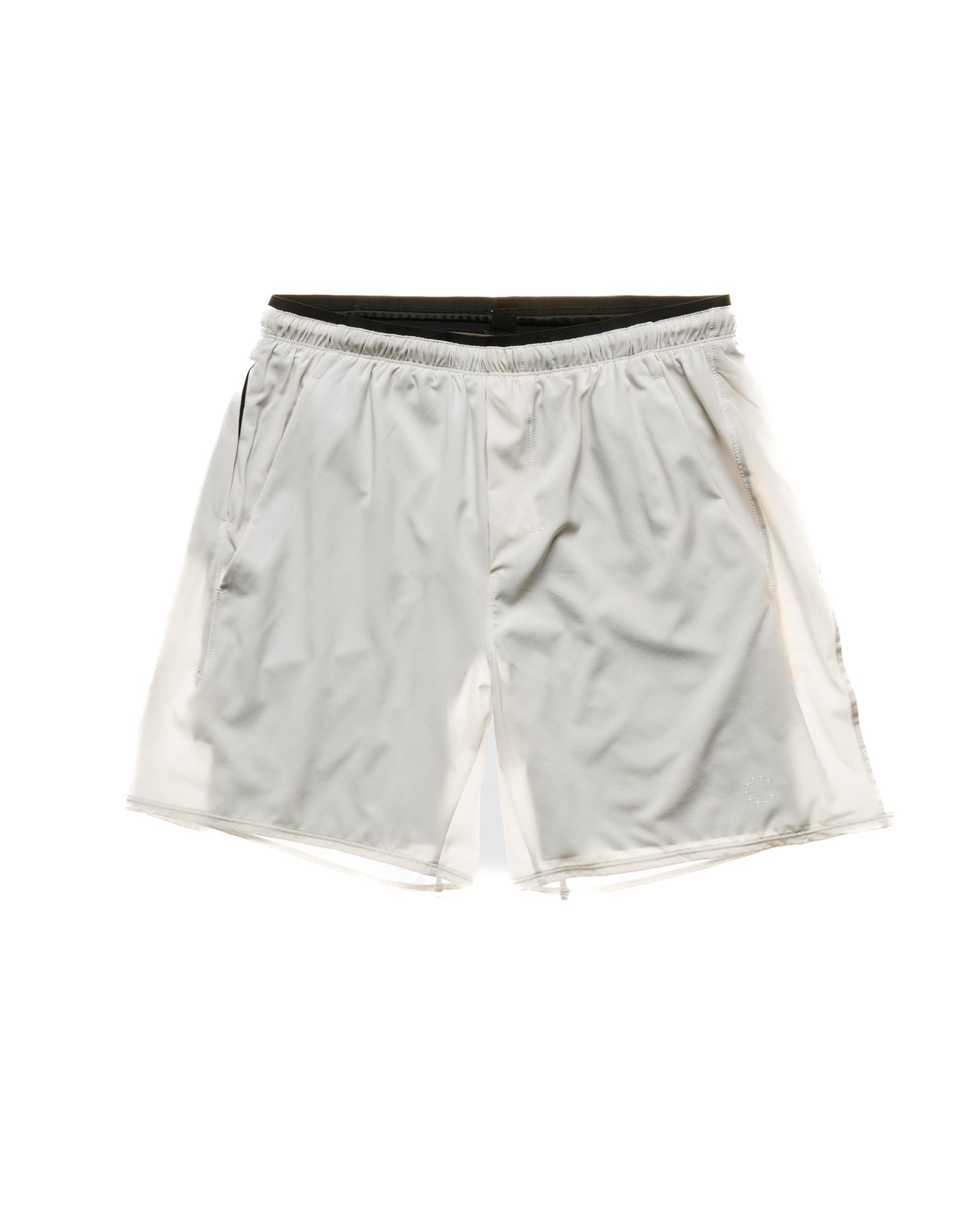 Short doublé 7 po – Blanc cassé