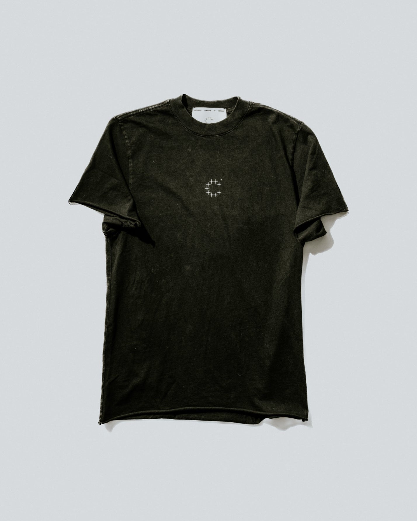 T-shirt court - Noir vintage