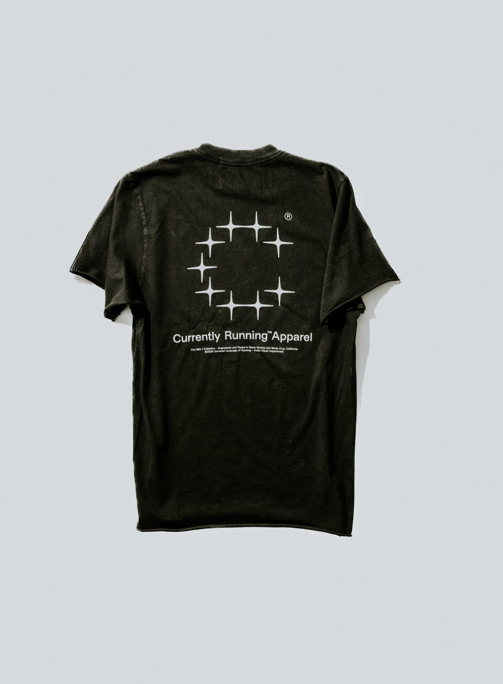 T-shirt court - Noir vintage
