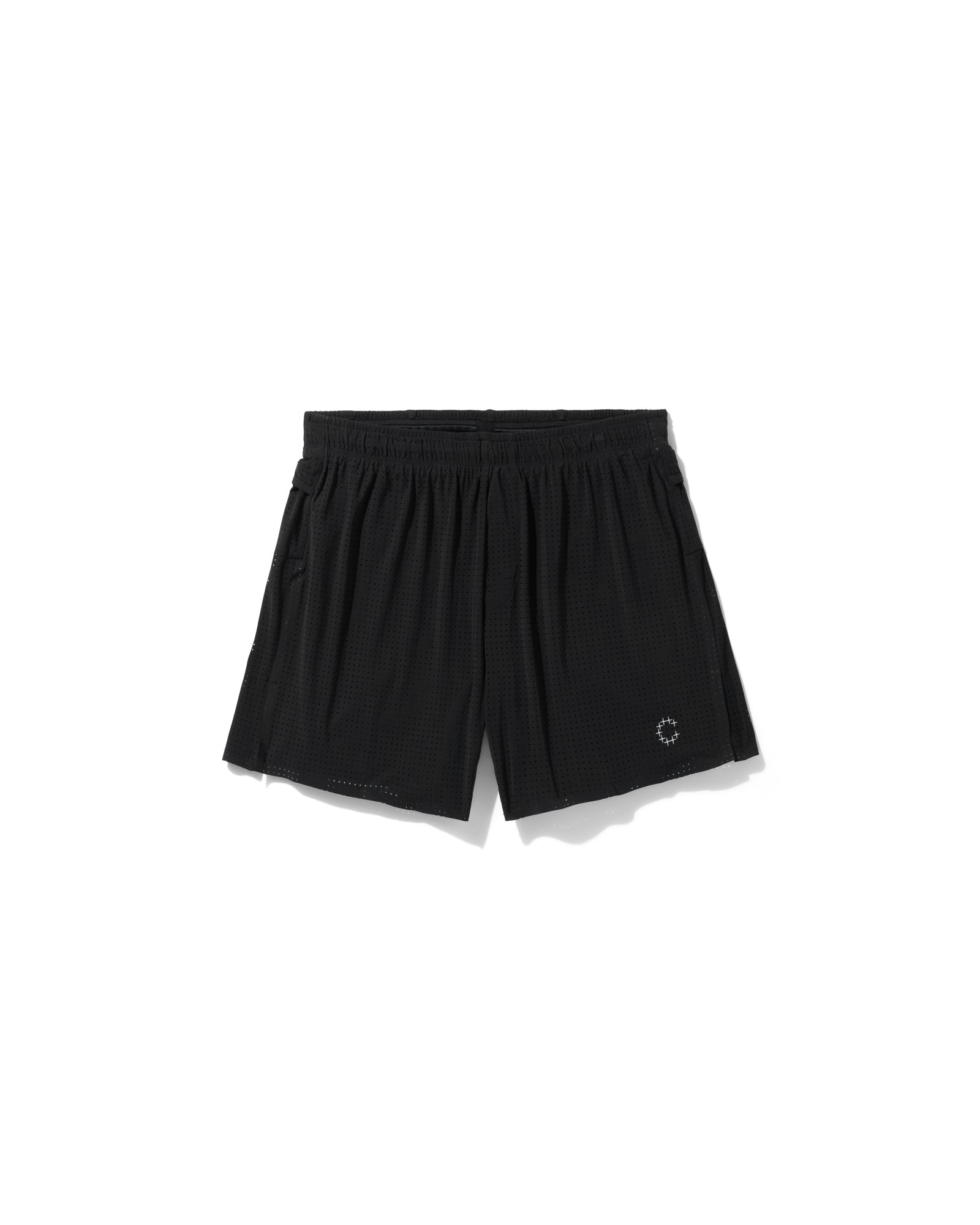Short doublé 5 po – Noir