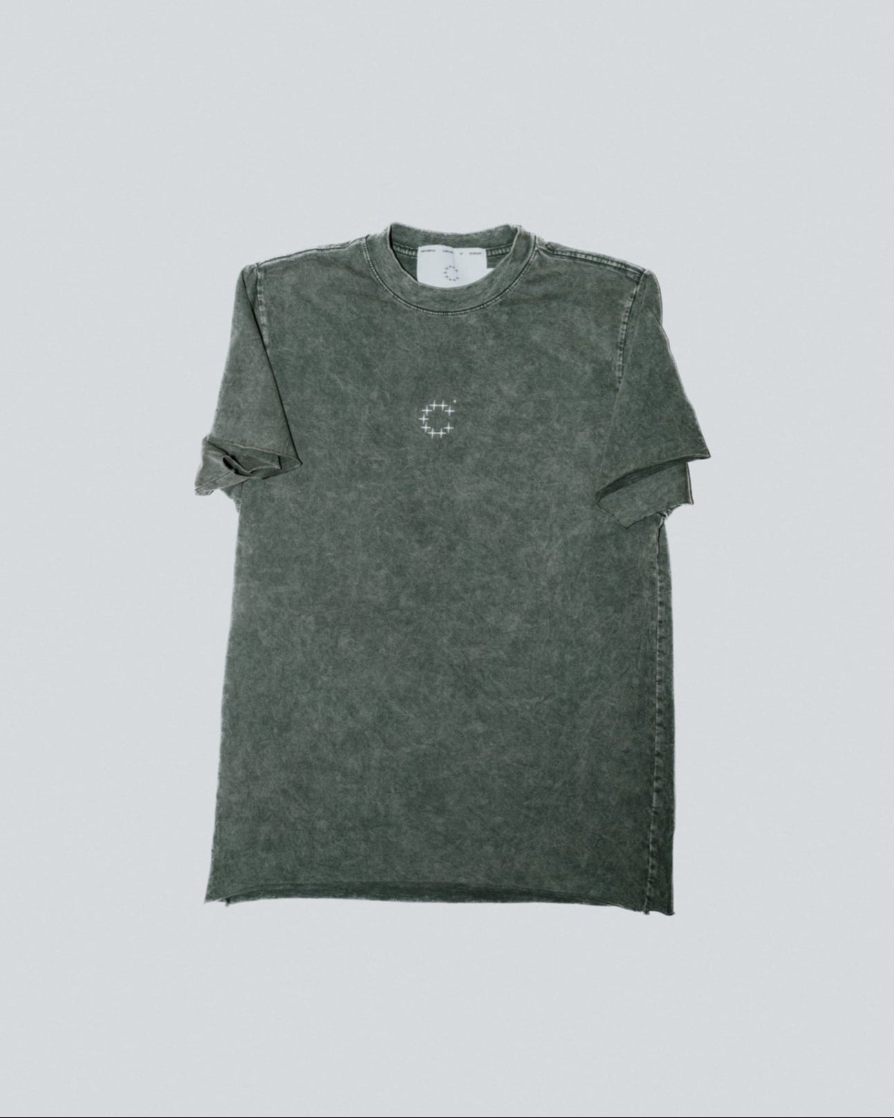 T-shirt court - Algue vintage