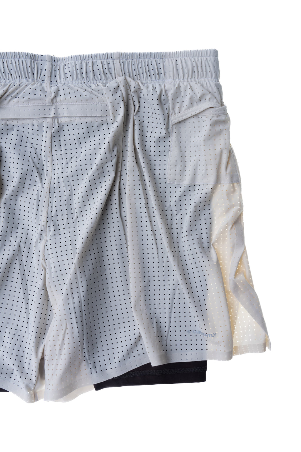 Short doublé 5" – Écru