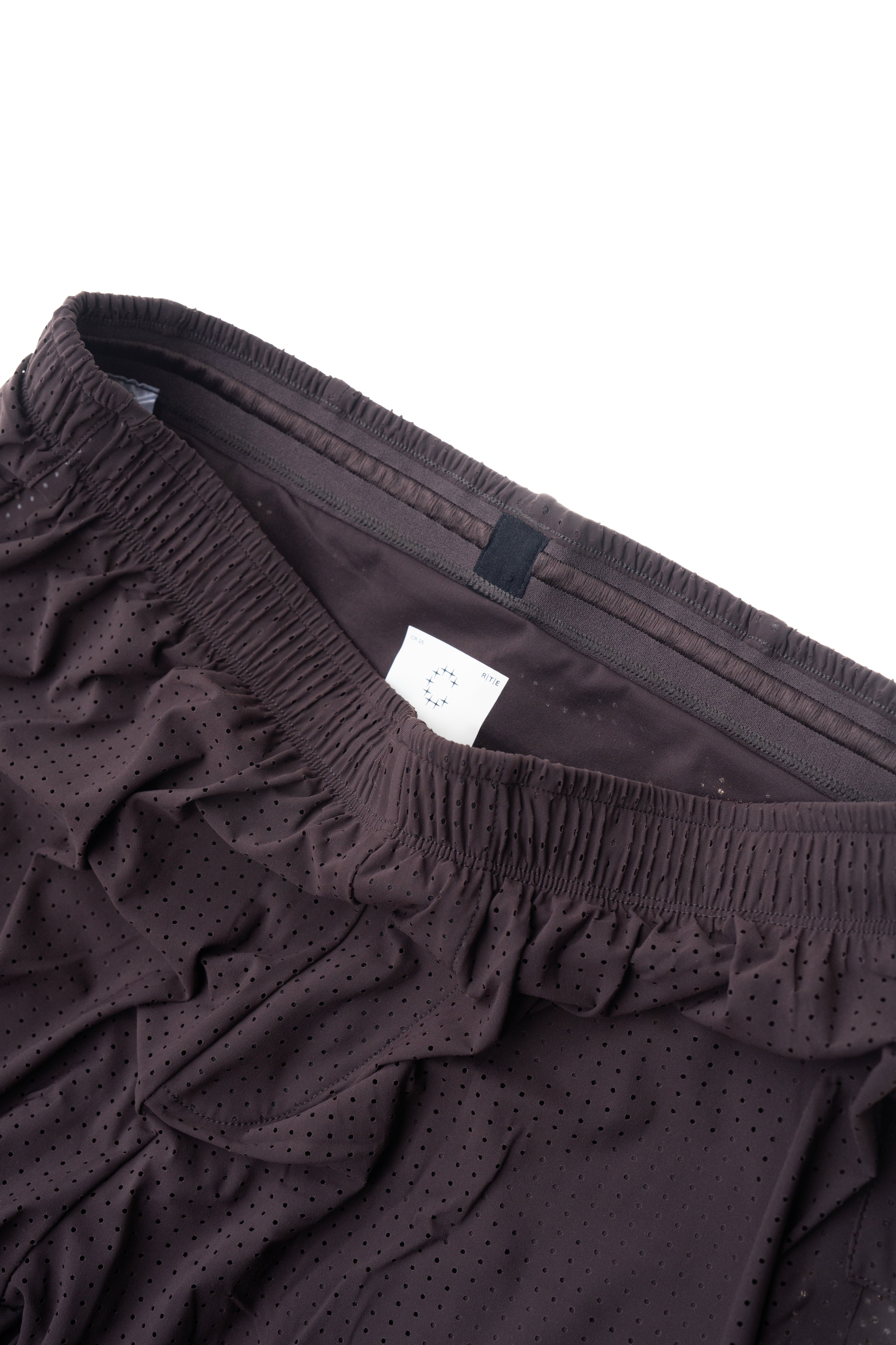 Short doublé 5 po - Marron