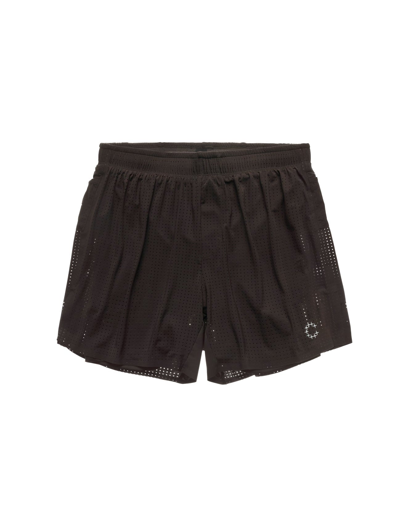 Short doublé 5 po - Marron