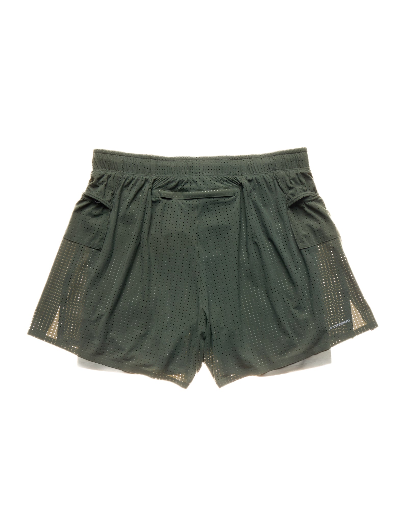 Short 5 rayures - Vert