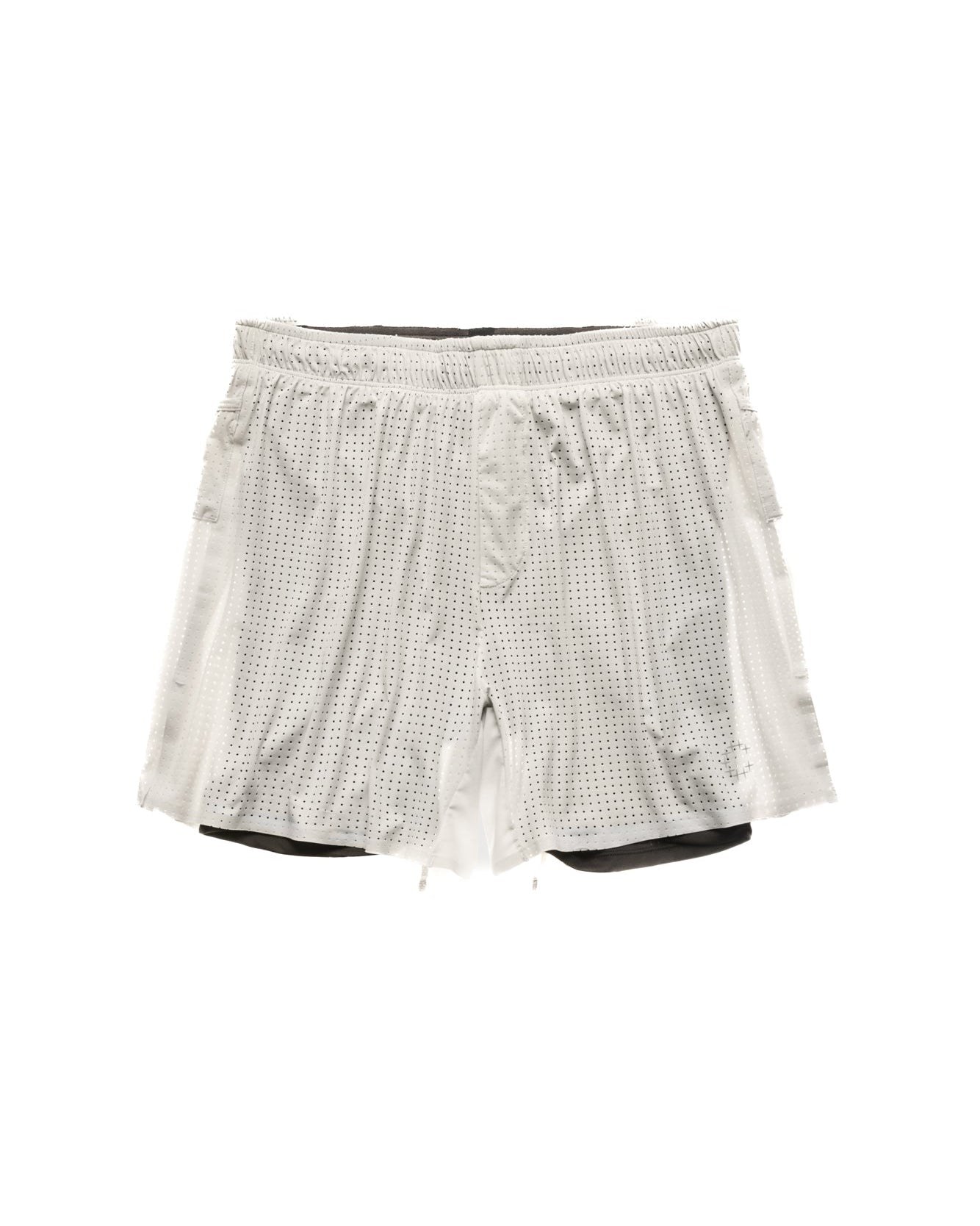 Short doublé 5 po - Blanc cassé